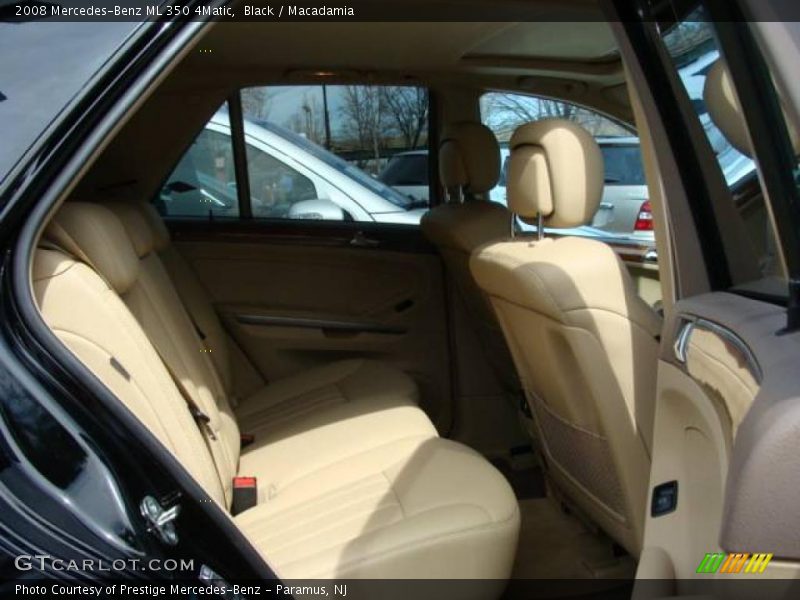Black / Macadamia 2008 Mercedes-Benz ML 350 4Matic