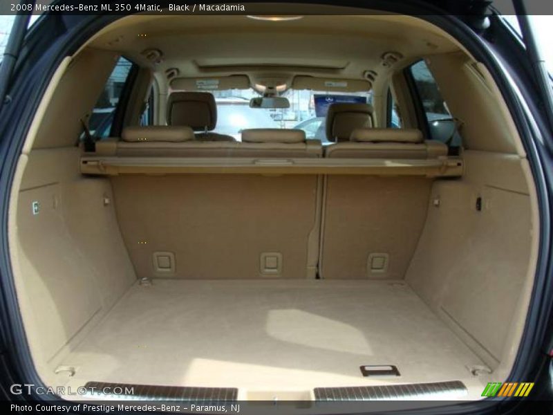 Black / Macadamia 2008 Mercedes-Benz ML 350 4Matic