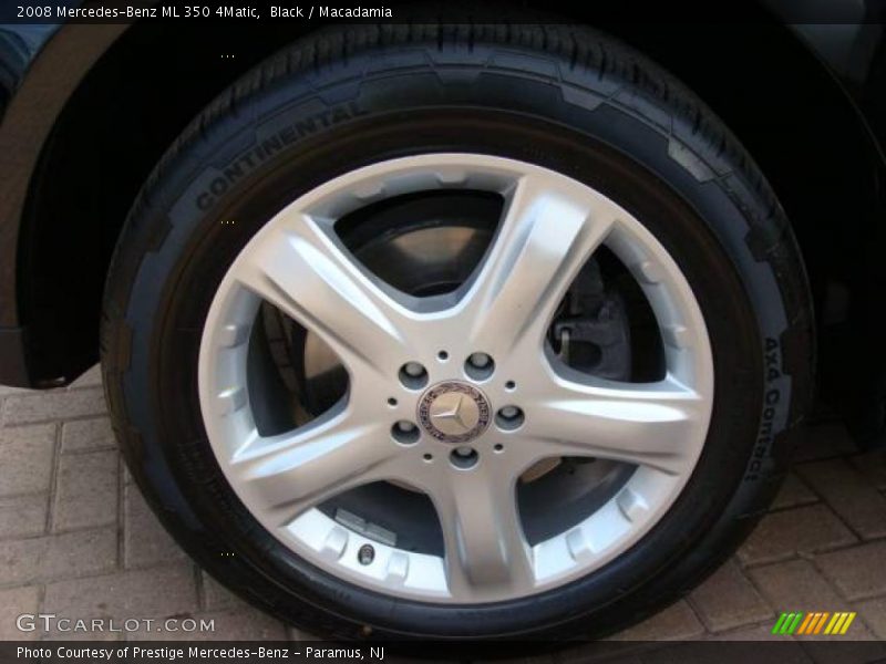 Black / Macadamia 2008 Mercedes-Benz ML 350 4Matic
