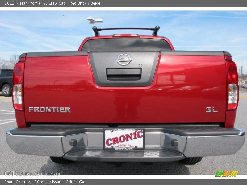 Red Brick / Beige 2012 Nissan Frontier SL Crew Cab