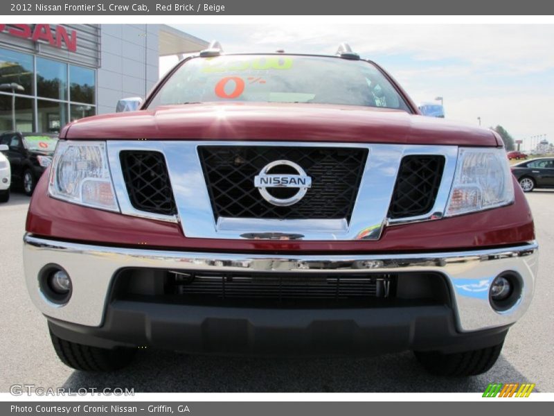 Red Brick / Beige 2012 Nissan Frontier SL Crew Cab