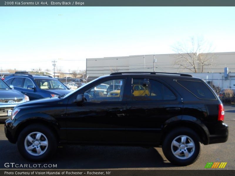 Ebony Black / Beige 2008 Kia Sorento LX 4x4