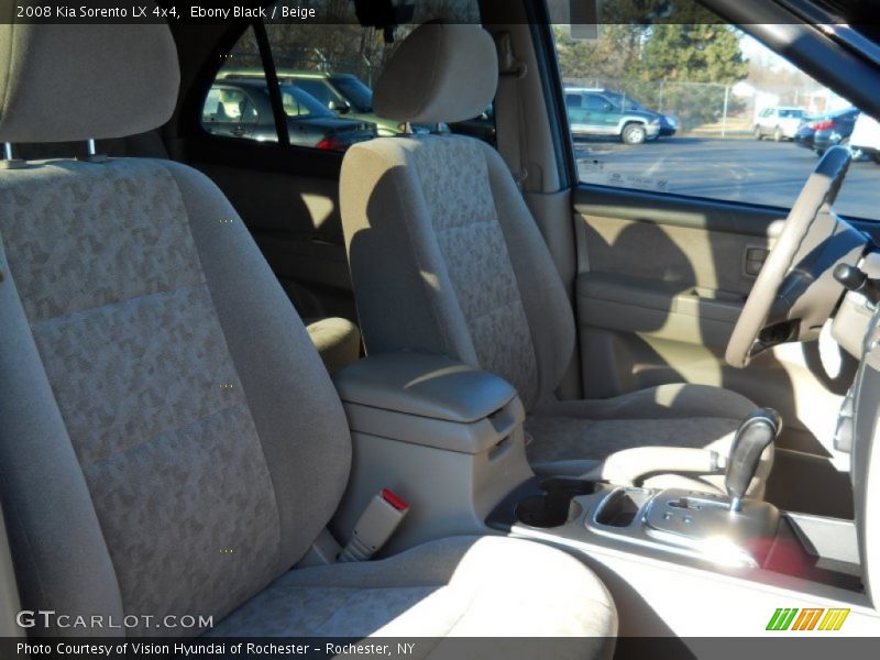 Ebony Black / Beige 2008 Kia Sorento LX 4x4