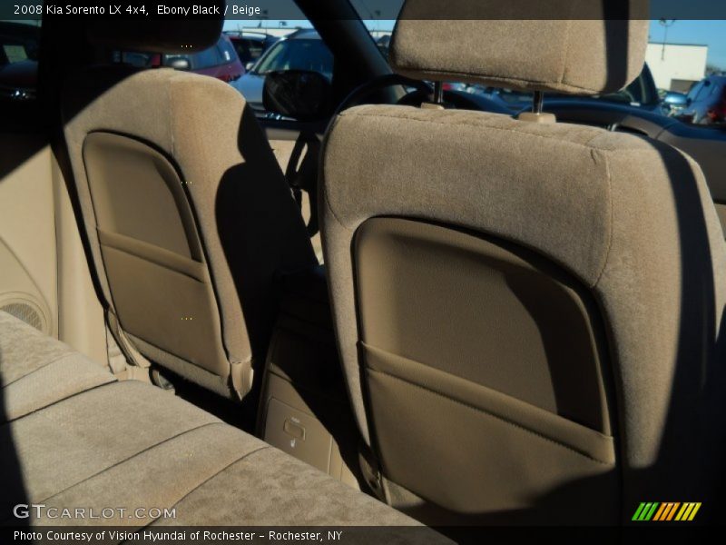Ebony Black / Beige 2008 Kia Sorento LX 4x4