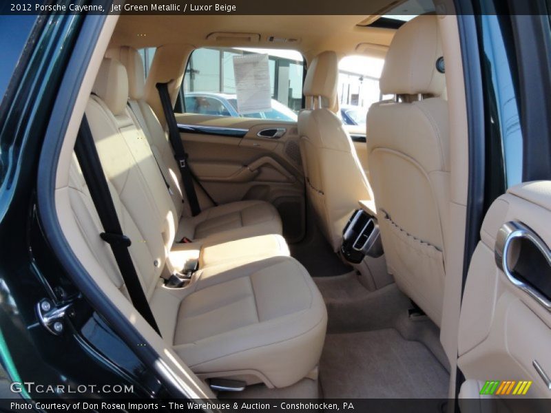 Jet Green Metallic / Luxor Beige 2012 Porsche Cayenne