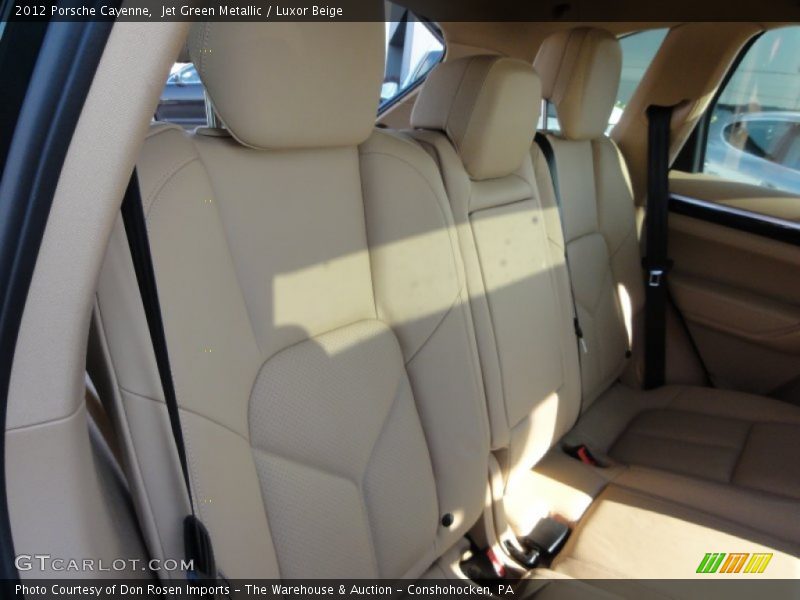 Jet Green Metallic / Luxor Beige 2012 Porsche Cayenne