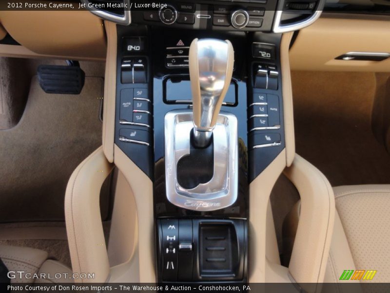 Jet Green Metallic / Luxor Beige 2012 Porsche Cayenne