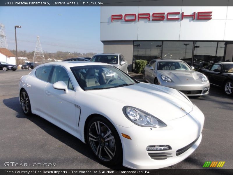 Carrara White / Platinum Grey 2011 Porsche Panamera S