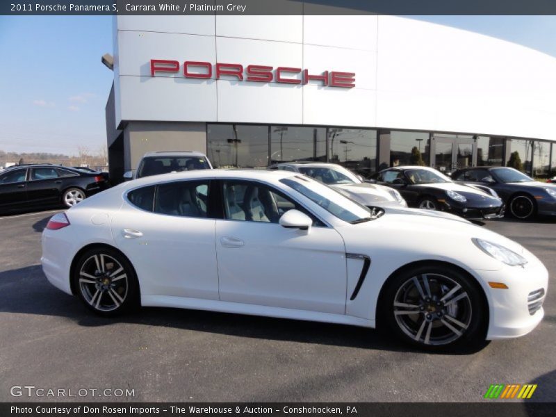 Carrara White / Platinum Grey 2011 Porsche Panamera S