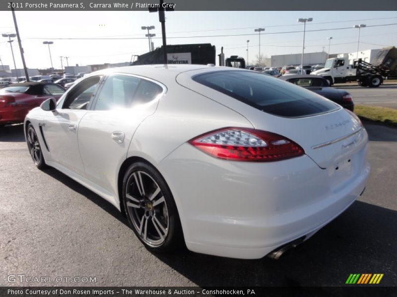 Carrara White / Platinum Grey 2011 Porsche Panamera S