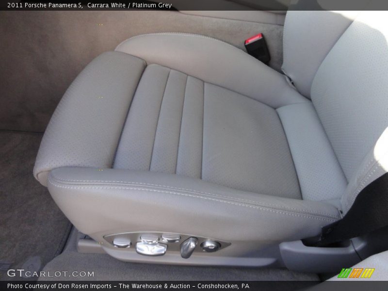 Carrara White / Platinum Grey 2011 Porsche Panamera S