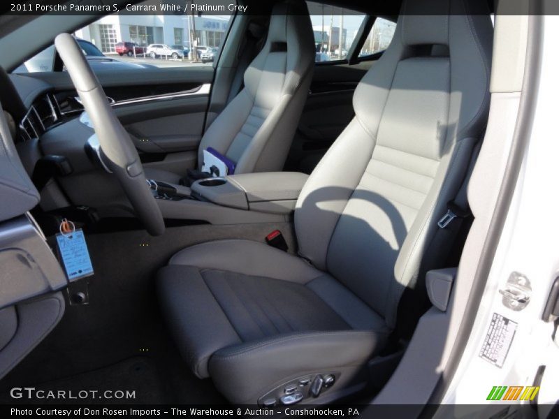 Carrara White / Platinum Grey 2011 Porsche Panamera S