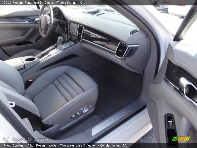 Carrara White / Platinum Grey 2011 Porsche Panamera S