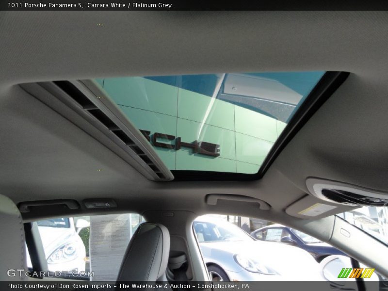 Carrara White / Platinum Grey 2011 Porsche Panamera S