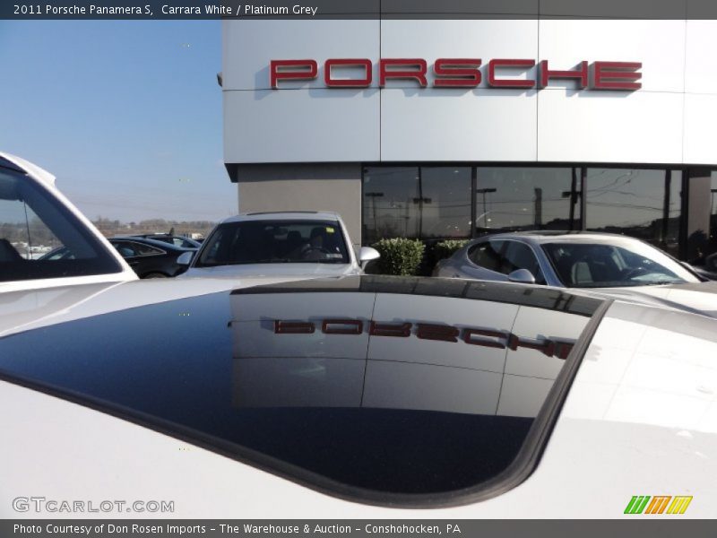 Carrara White / Platinum Grey 2011 Porsche Panamera S