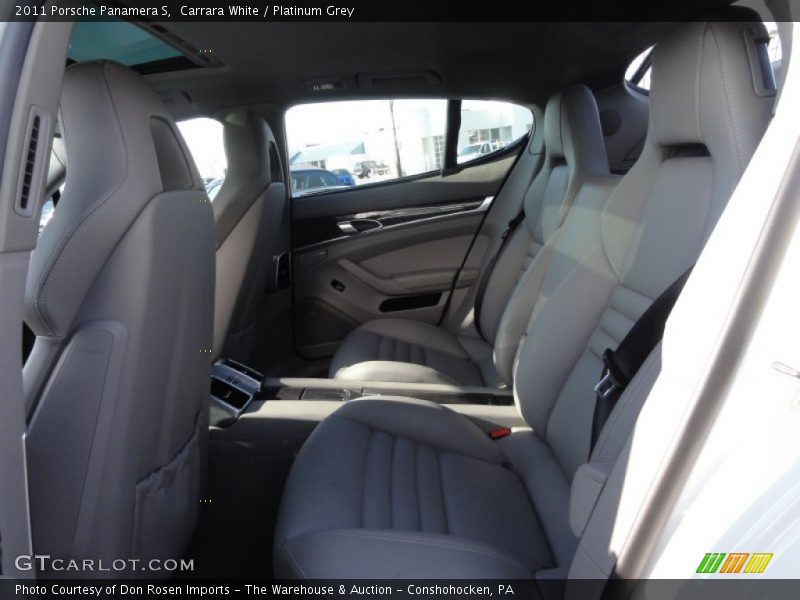 Carrara White / Platinum Grey 2011 Porsche Panamera S