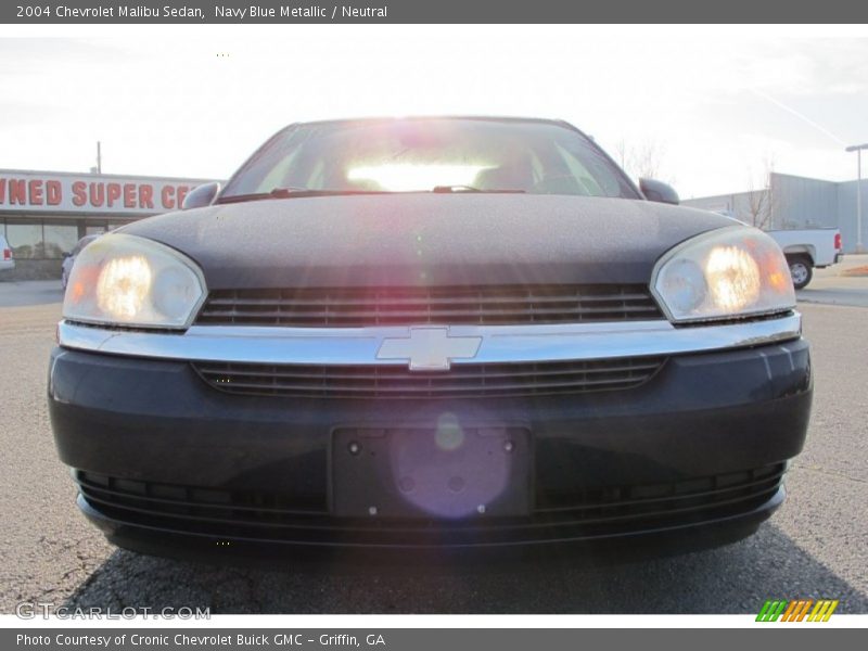 Navy Blue Metallic / Neutral 2004 Chevrolet Malibu Sedan