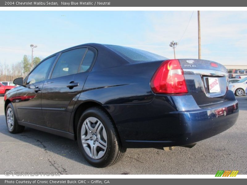 Navy Blue Metallic / Neutral 2004 Chevrolet Malibu Sedan