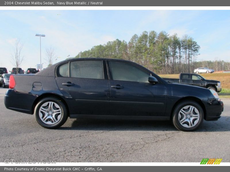 Navy Blue Metallic / Neutral 2004 Chevrolet Malibu Sedan