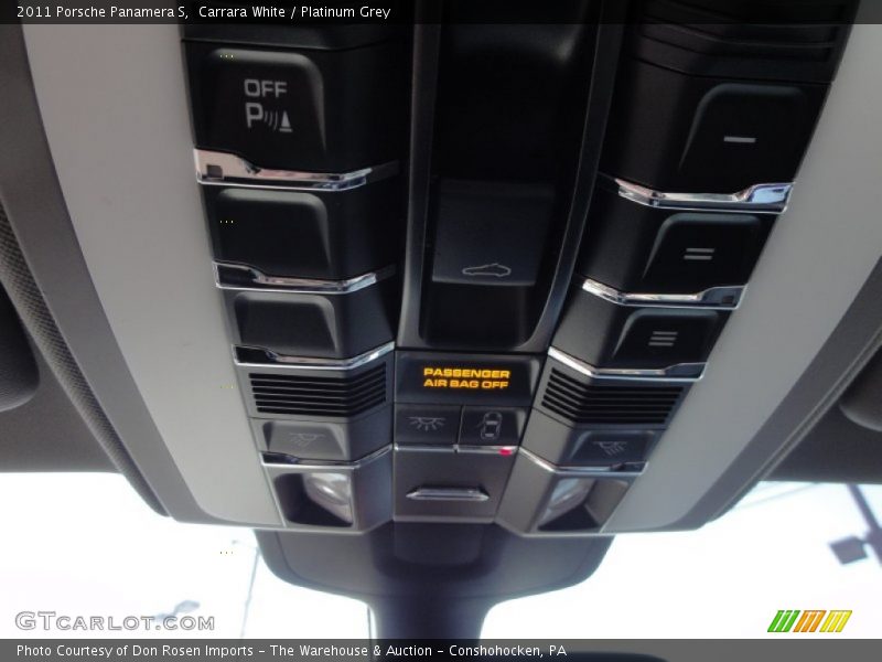 Controls of 2011 Panamera S
