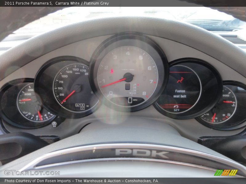  2011 Panamera S S Gauges