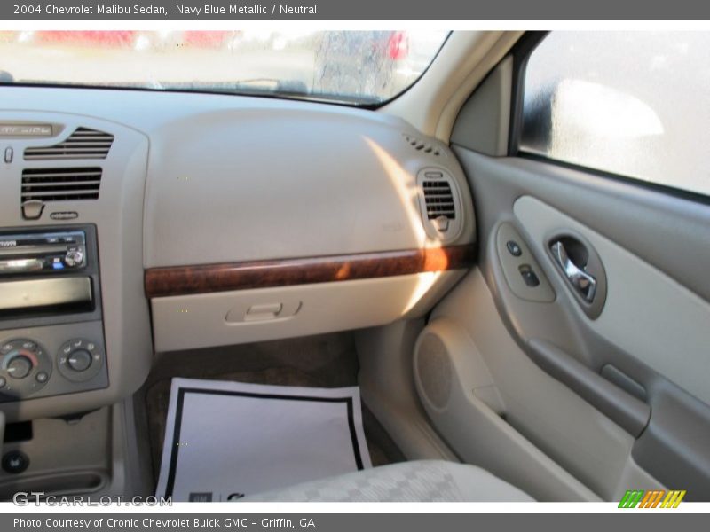Navy Blue Metallic / Neutral 2004 Chevrolet Malibu Sedan