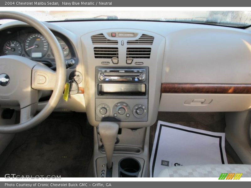 Navy Blue Metallic / Neutral 2004 Chevrolet Malibu Sedan