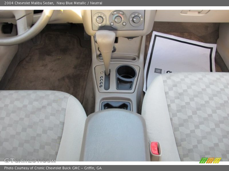 Navy Blue Metallic / Neutral 2004 Chevrolet Malibu Sedan