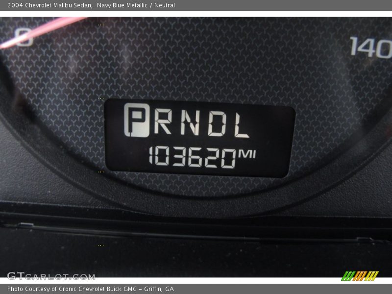 Navy Blue Metallic / Neutral 2004 Chevrolet Malibu Sedan