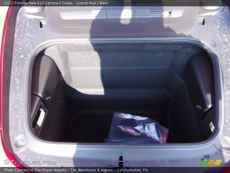  2012 New 911 Carrera S Coupe Trunk