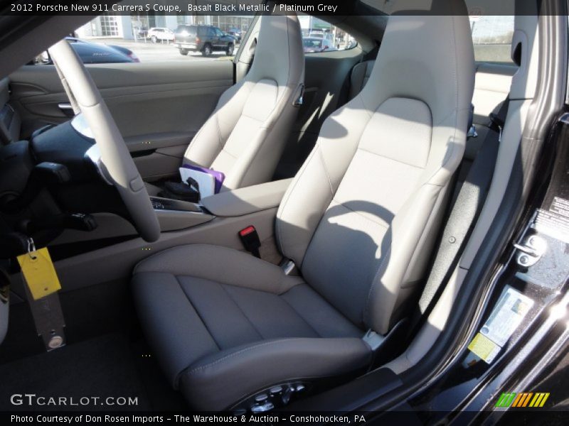 Front Seat of 2012 New 911 Carrera S Coupe