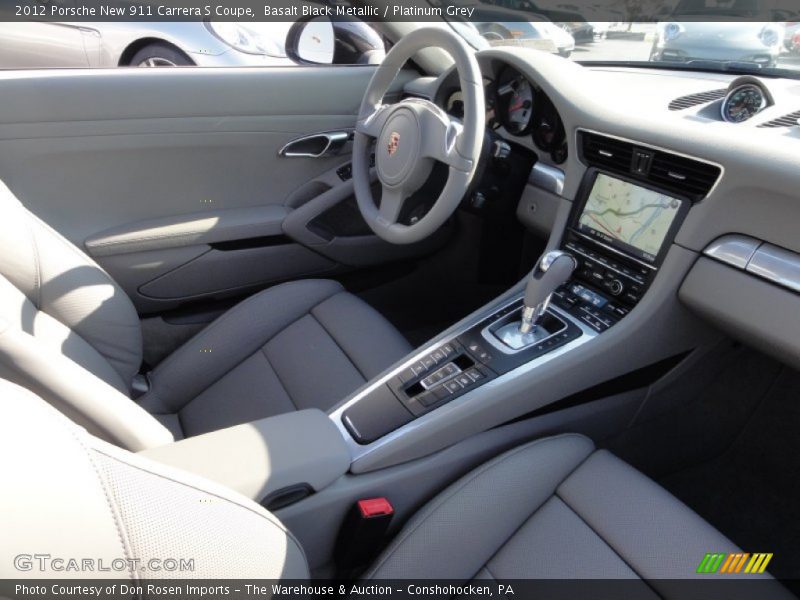  2012 New 911 Carrera S Coupe Platinum Grey Interior