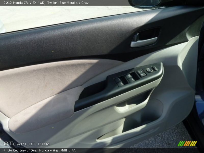 Twilight Blue Metallic / Gray 2012 Honda CR-V EX 4WD