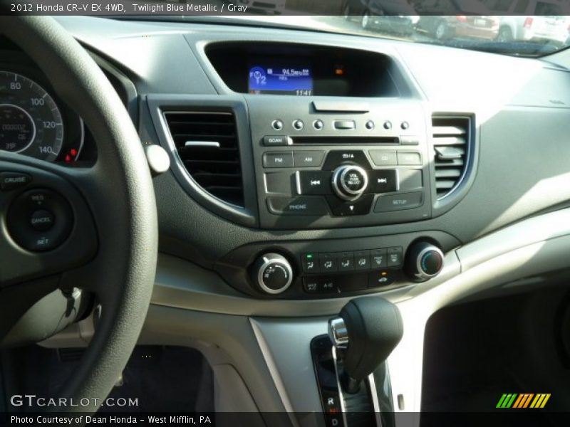 Twilight Blue Metallic / Gray 2012 Honda CR-V EX 4WD
