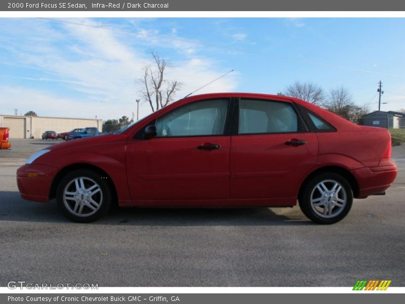 Infra-Red / Dark Charcoal 2000 Ford Focus SE Sedan