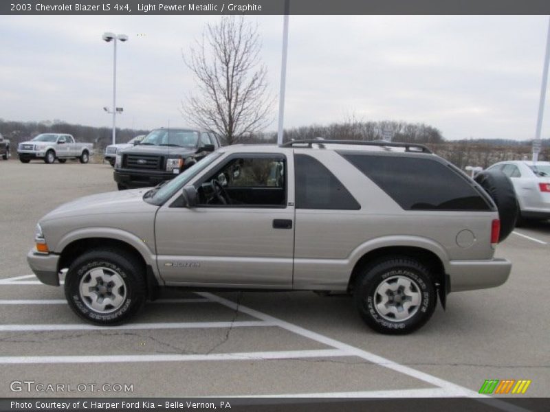 Light Pewter Metallic / Graphite 2003 Chevrolet Blazer LS 4x4
