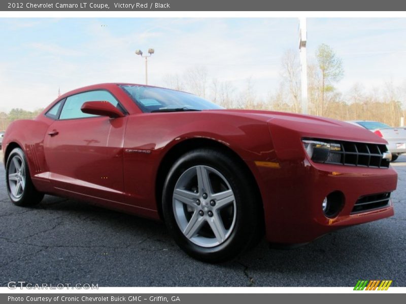 Victory Red / Black 2012 Chevrolet Camaro LT Coupe