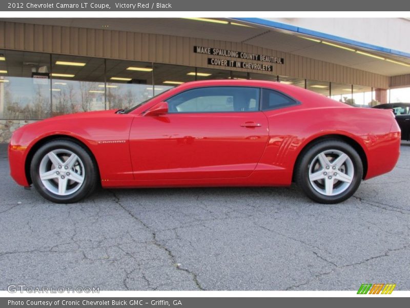 Victory Red / Black 2012 Chevrolet Camaro LT Coupe