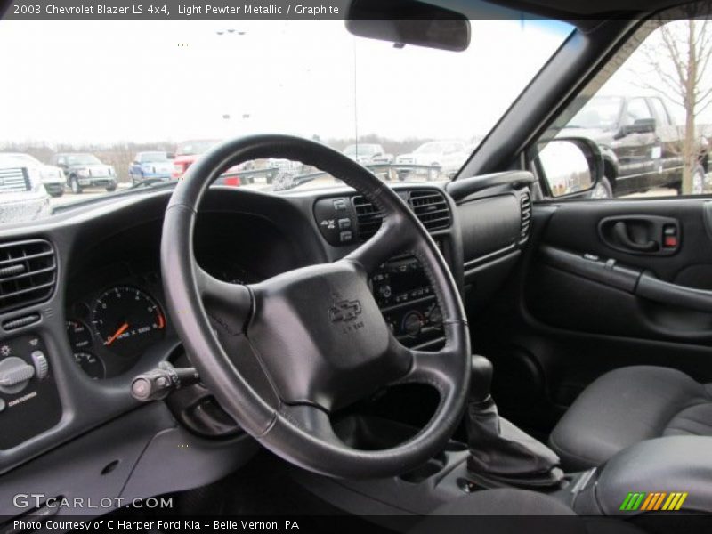 Light Pewter Metallic / Graphite 2003 Chevrolet Blazer LS 4x4