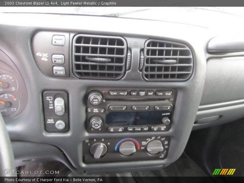 Controls of 2003 Blazer LS 4x4