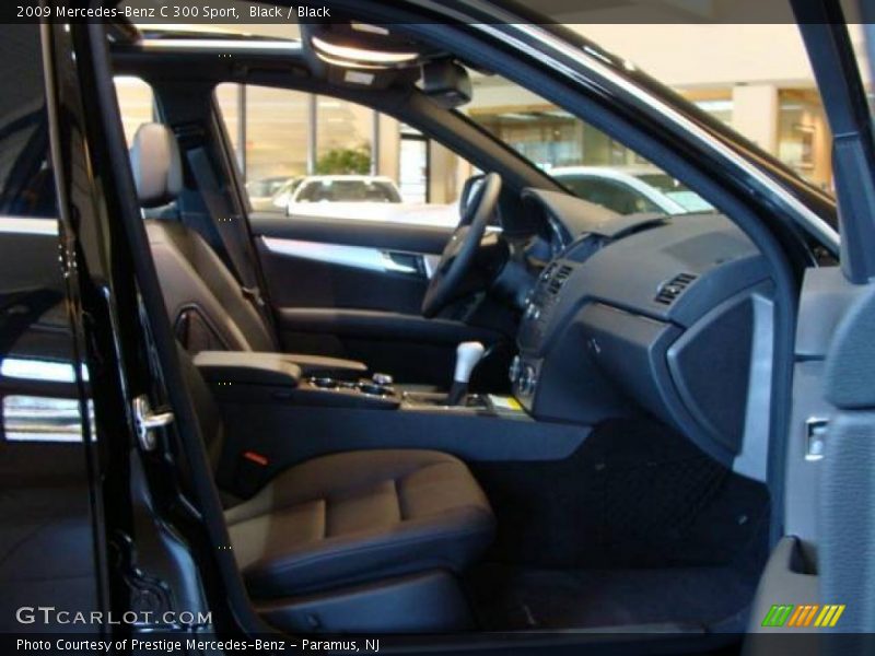 Black / Black 2009 Mercedes-Benz C 300 Sport