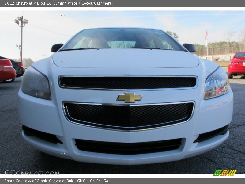 Summit White / Cocoa/Cashmere 2012 Chevrolet Malibu LS