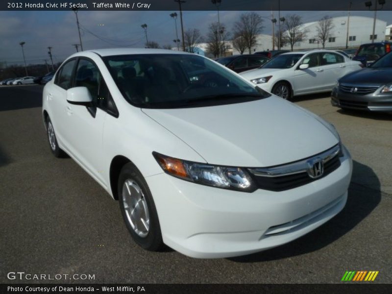 Front 3/4 View of 2012 Civic HF Sedan