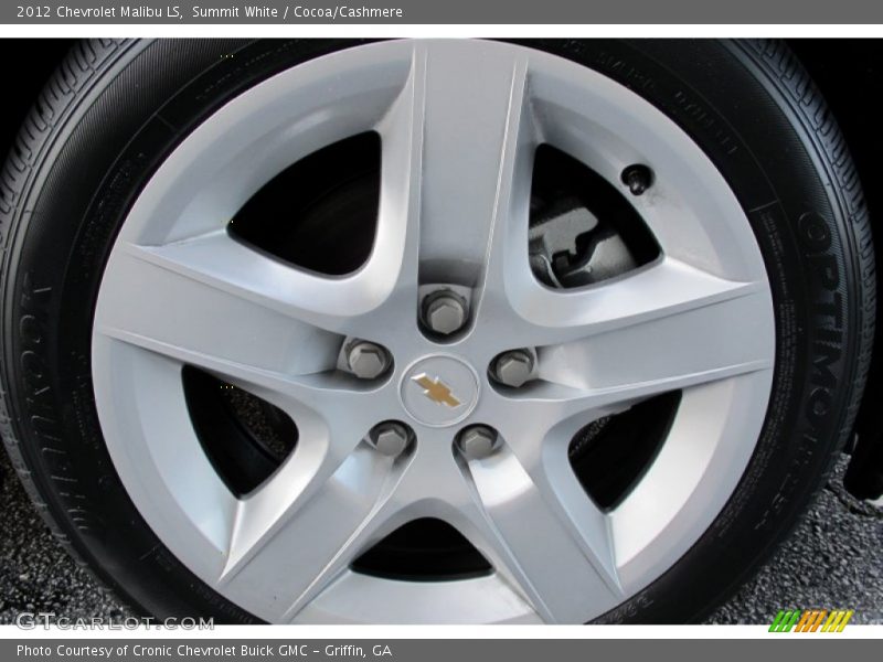 Summit White / Cocoa/Cashmere 2012 Chevrolet Malibu LS