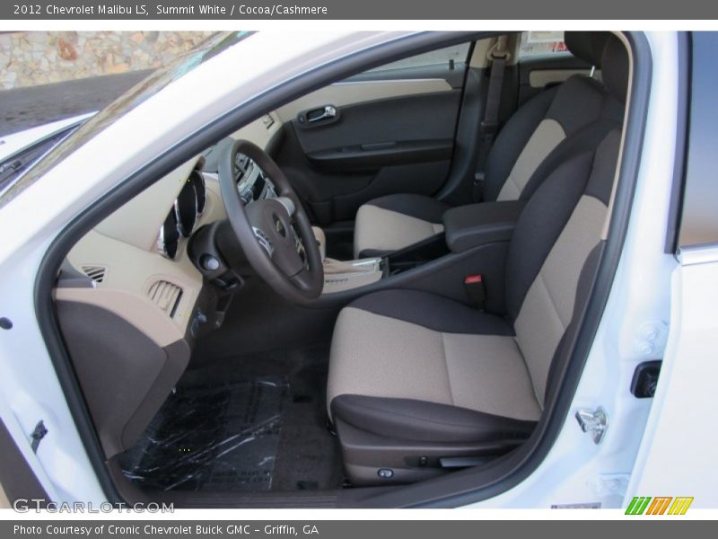 Summit White / Cocoa/Cashmere 2012 Chevrolet Malibu LS