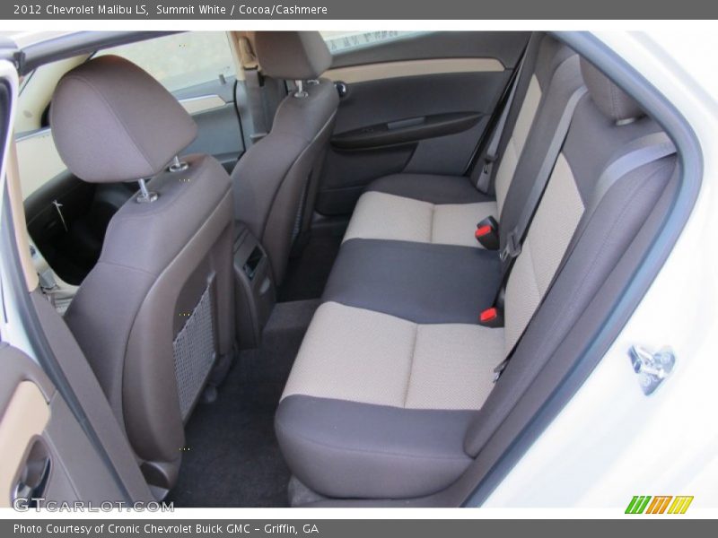 Summit White / Cocoa/Cashmere 2012 Chevrolet Malibu LS
