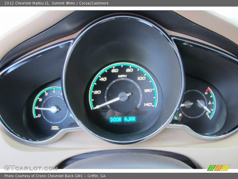 Summit White / Cocoa/Cashmere 2012 Chevrolet Malibu LS