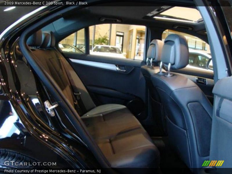 Black / Black 2009 Mercedes-Benz C 300 Sport