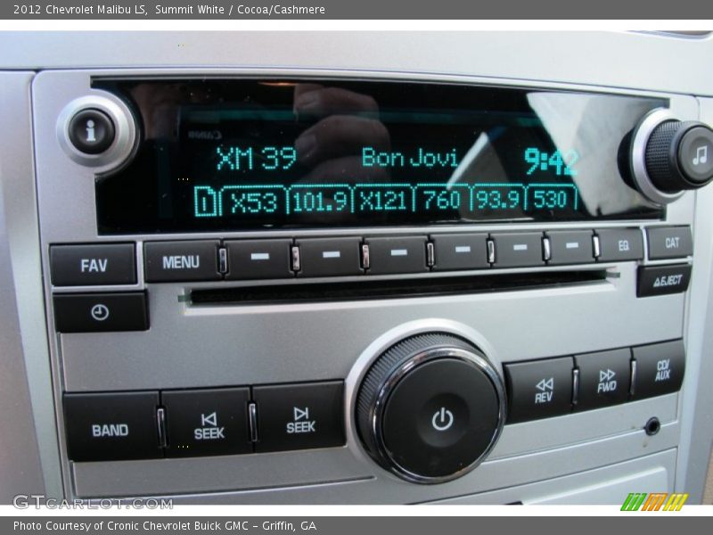Summit White / Cocoa/Cashmere 2012 Chevrolet Malibu LS