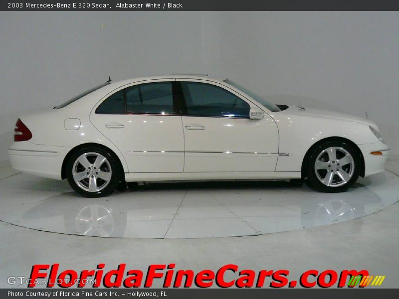 Alabaster White / Black 2003 Mercedes-Benz E 320 Sedan